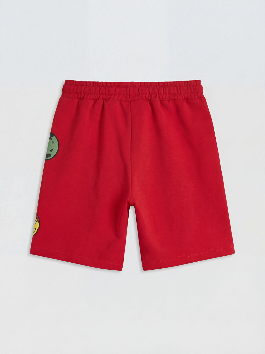 Kırmızı Avengers Baskılı Erkek Çocuk Şort-2