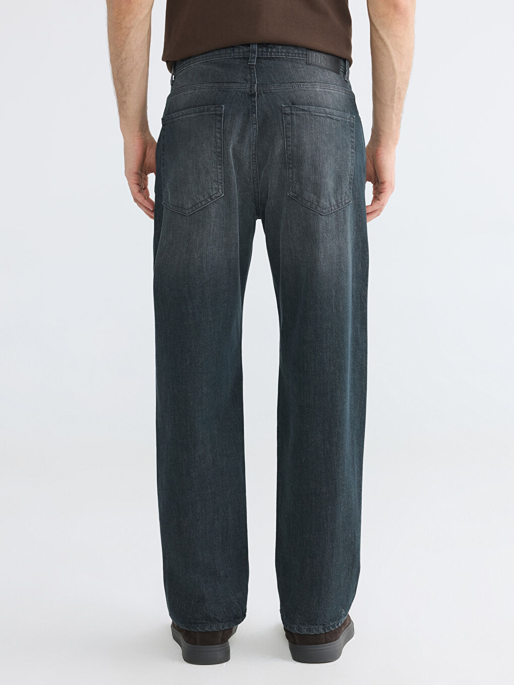 Antrasit 745 Baggy Fit Erkek Jean Pantolon-3