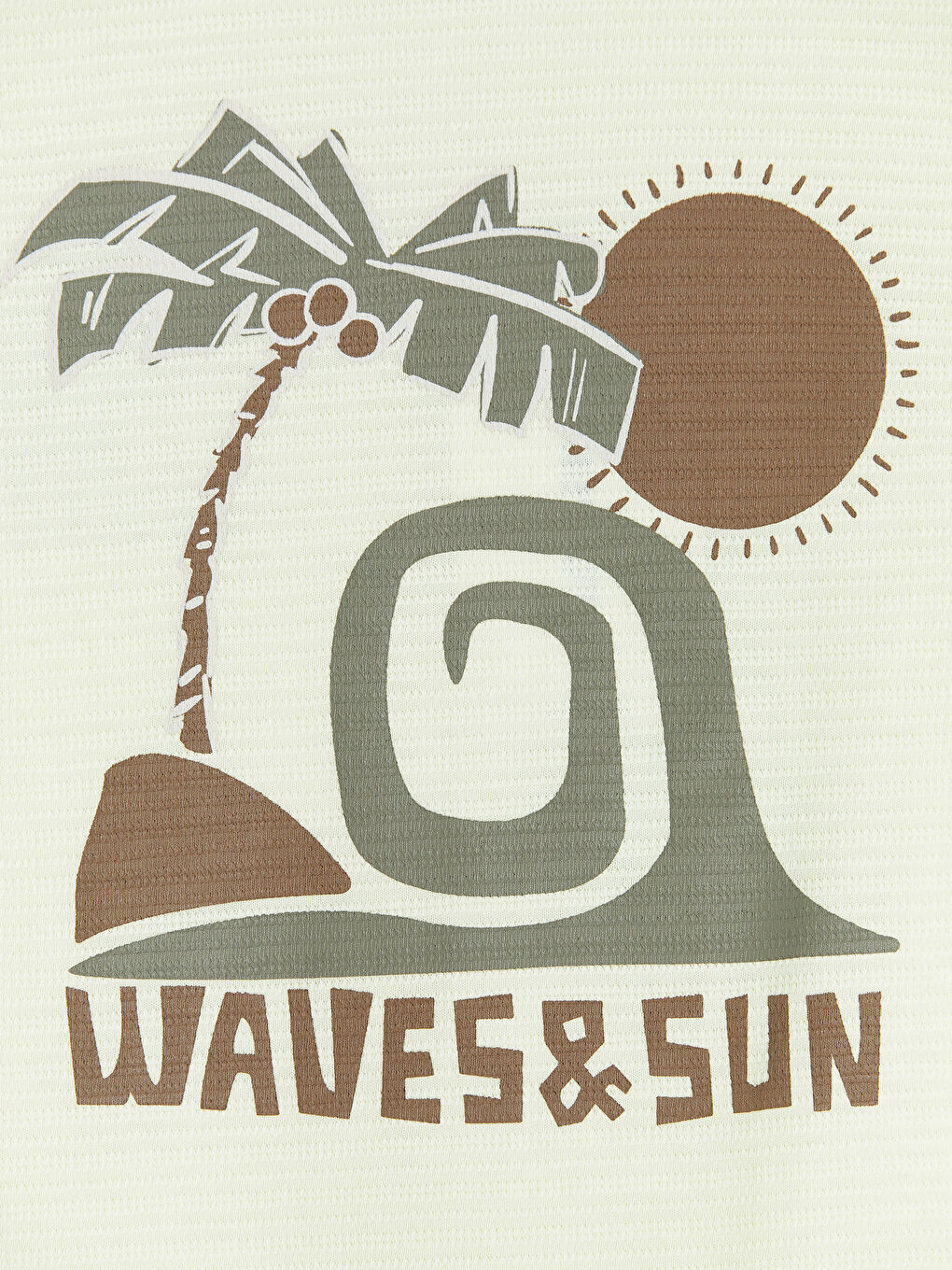 Sarı Bisiklet Yaka Baskılı Erkek Çocuk Tişört-4