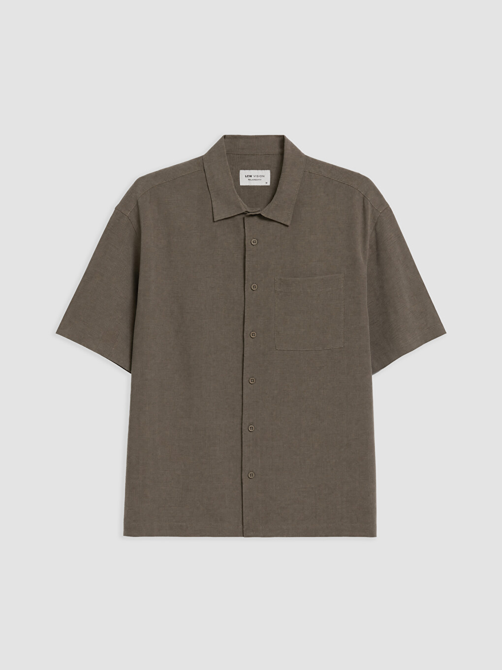 Man Brown Shirt