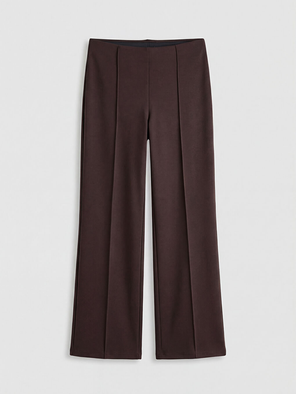 Kahverengi Beli Lastikli Soft Touch Kadın Eşofman Altı