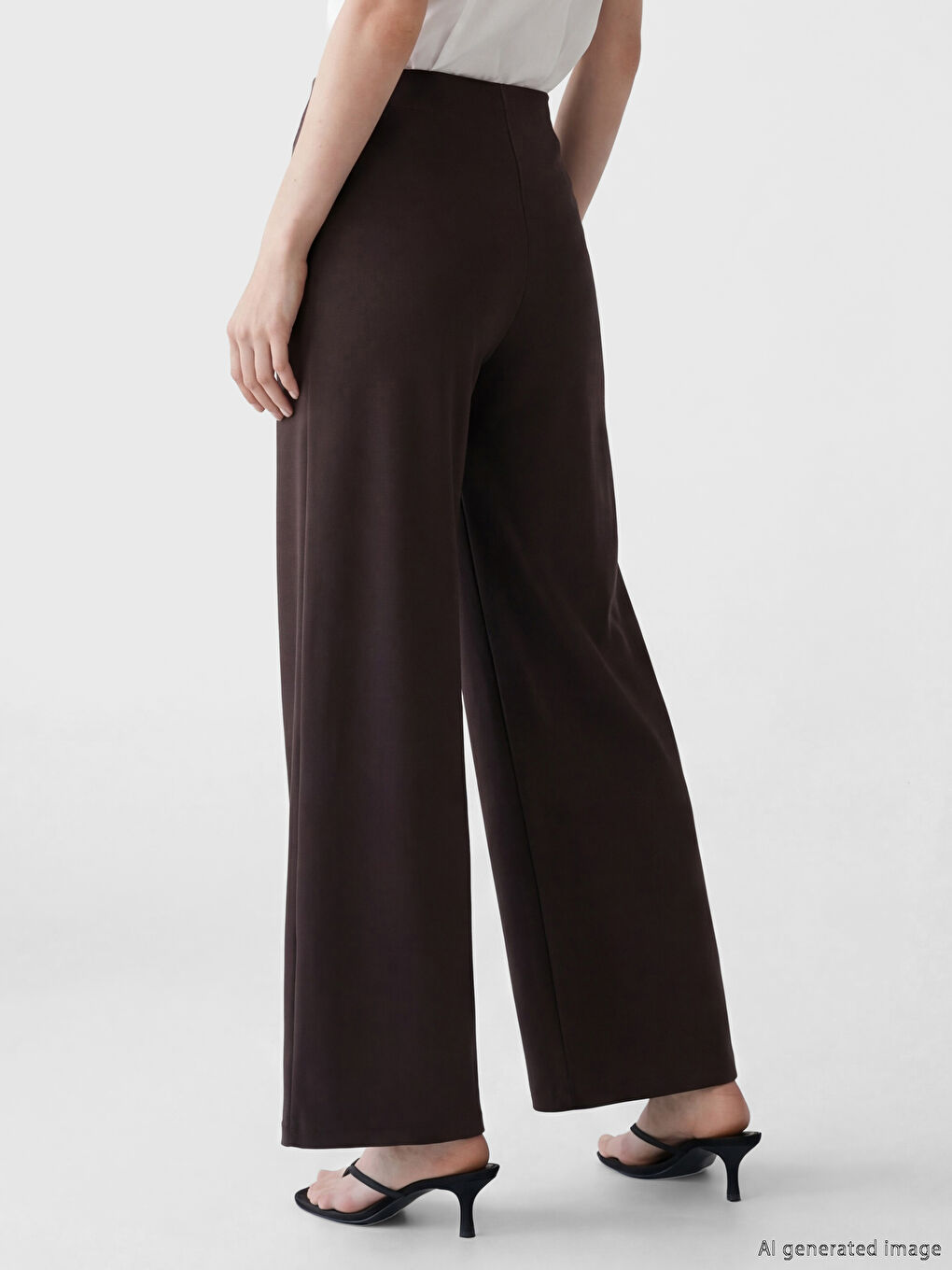 ელასტიური წელი რბილი შეხება ქალის სპორტული შარვალი-2