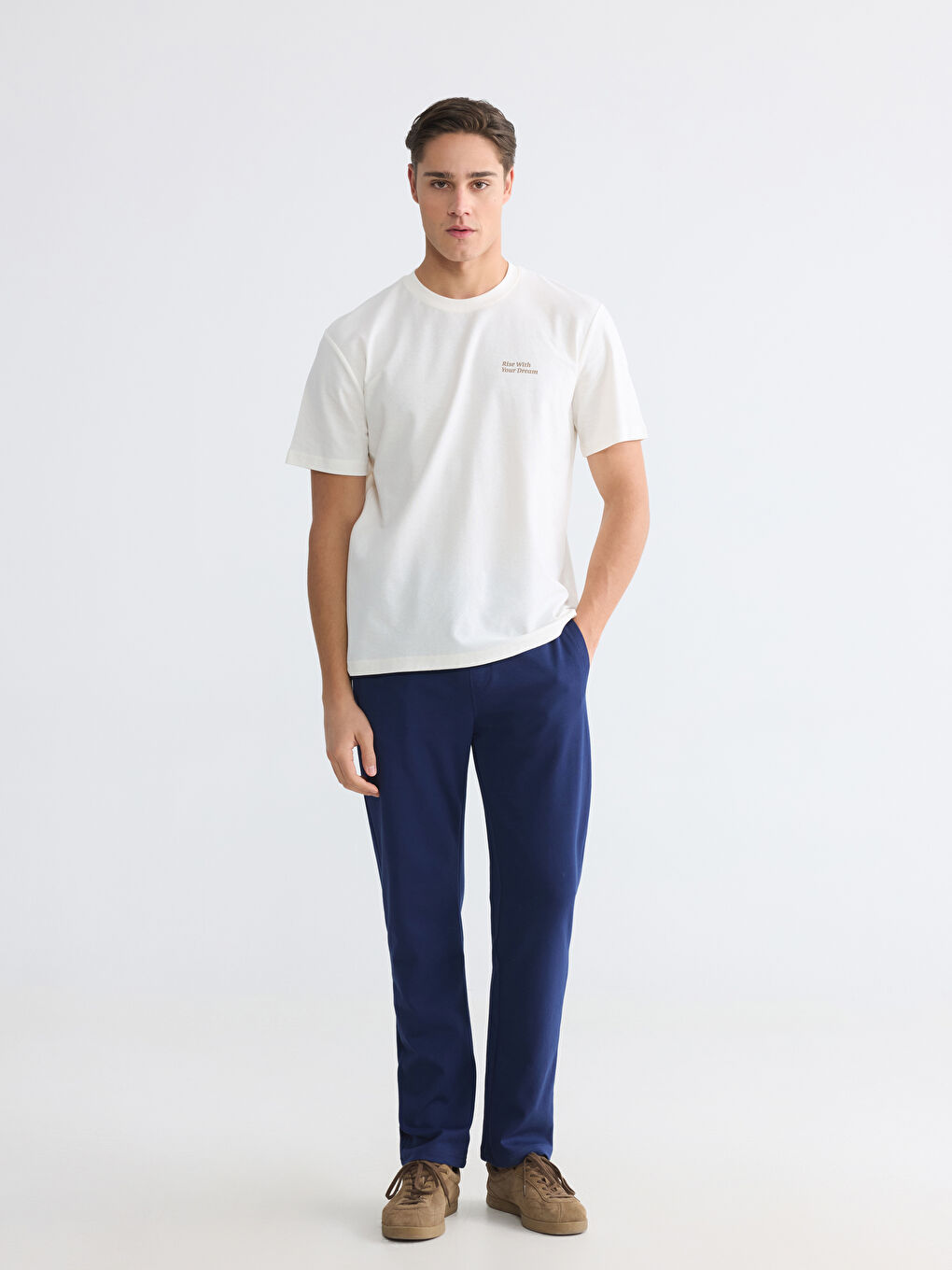 Regular Fit Men's Dry Touch Sweatpants-1