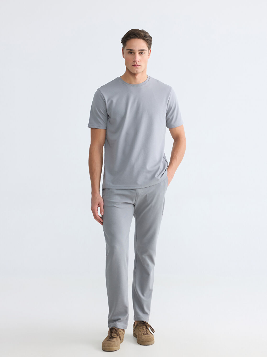 Regular Fit Men's Dry Touch Sweatpants-1