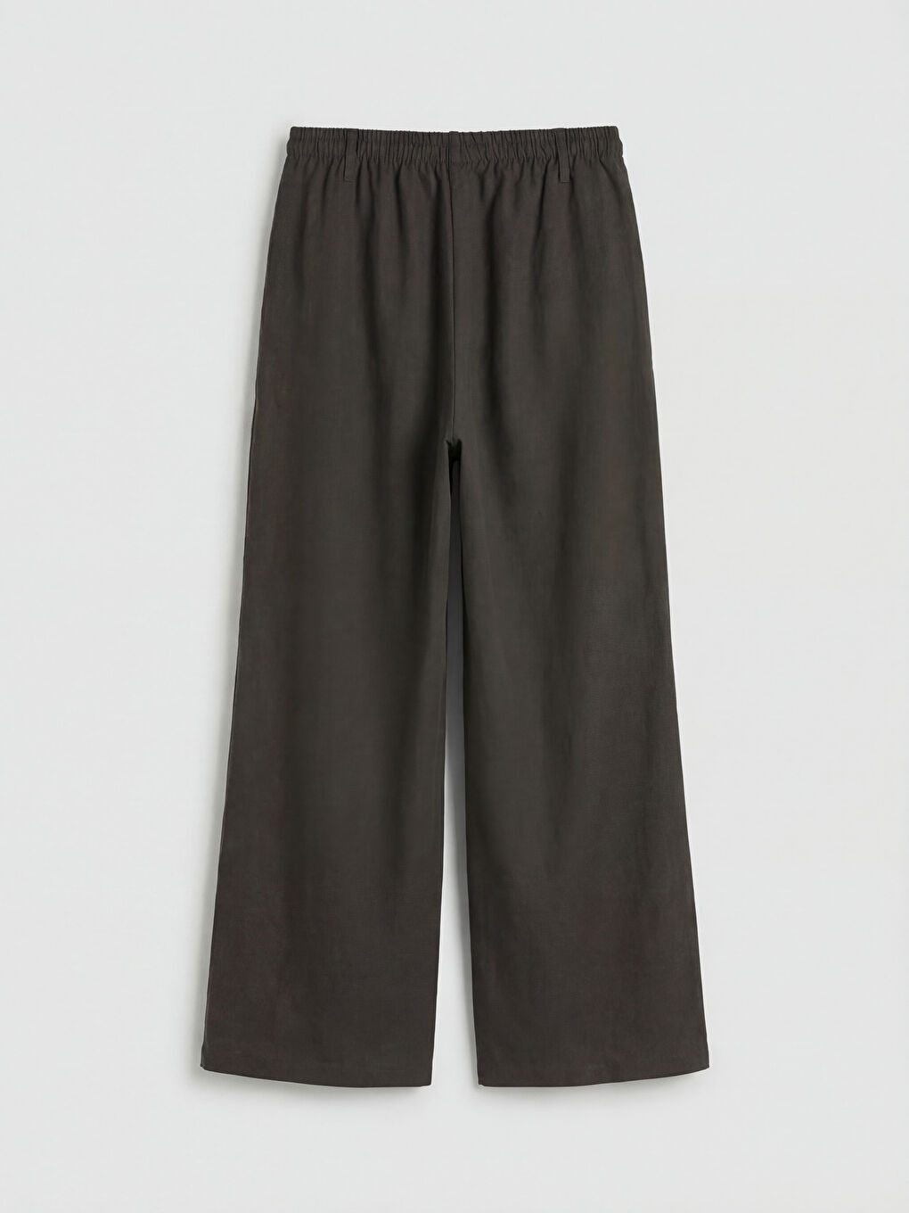 Elastic Waist Wide Leg Women's Trousers-1