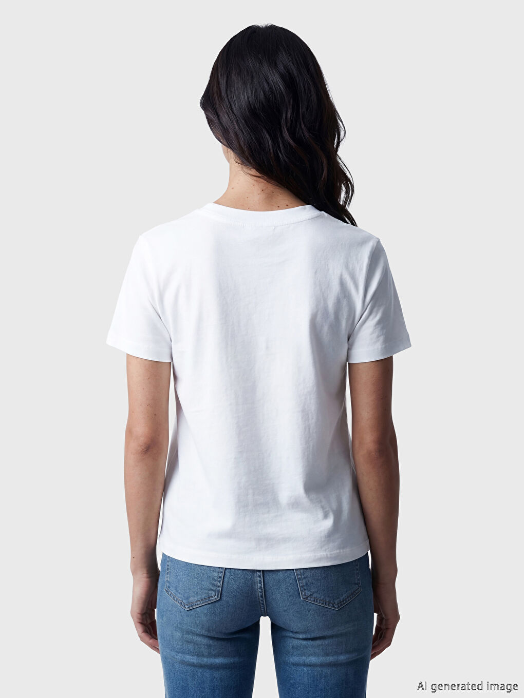 Ženska majica sa okruglim izrezom i štampom-3