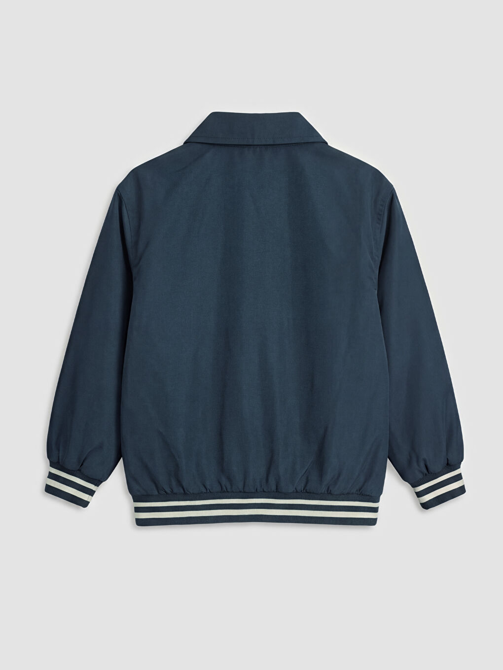 Lacivert Gömlek Yaka Erkek Çocuk Mont-1