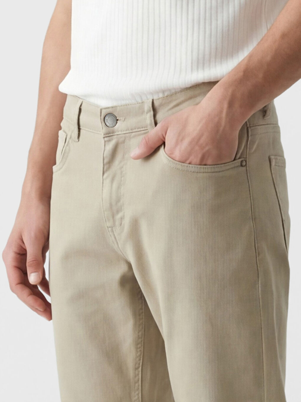 Bej 779 Regular Fit Erkek Jean Pantolon-2