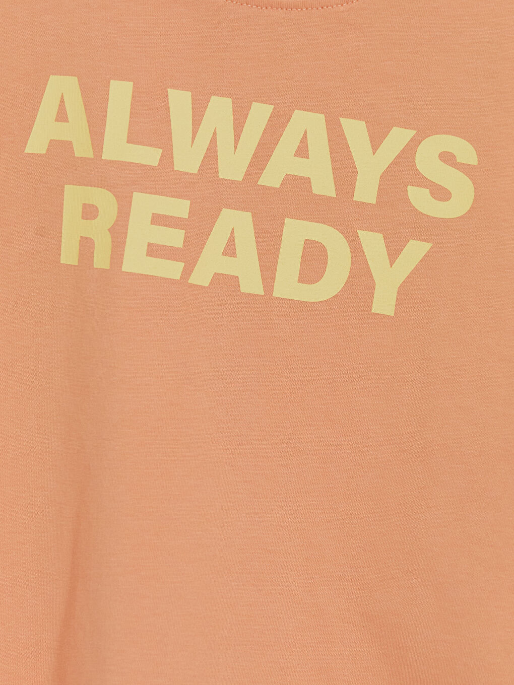 Turuncu Bisiklet Yaka Baskılı Erkek Çocuk Tişört-2