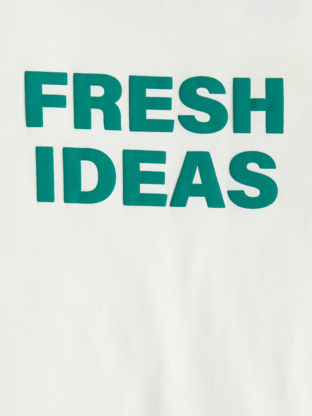 Ekru Bisiklet Yaka Baskılı Erkek Çocuk Tişört-2