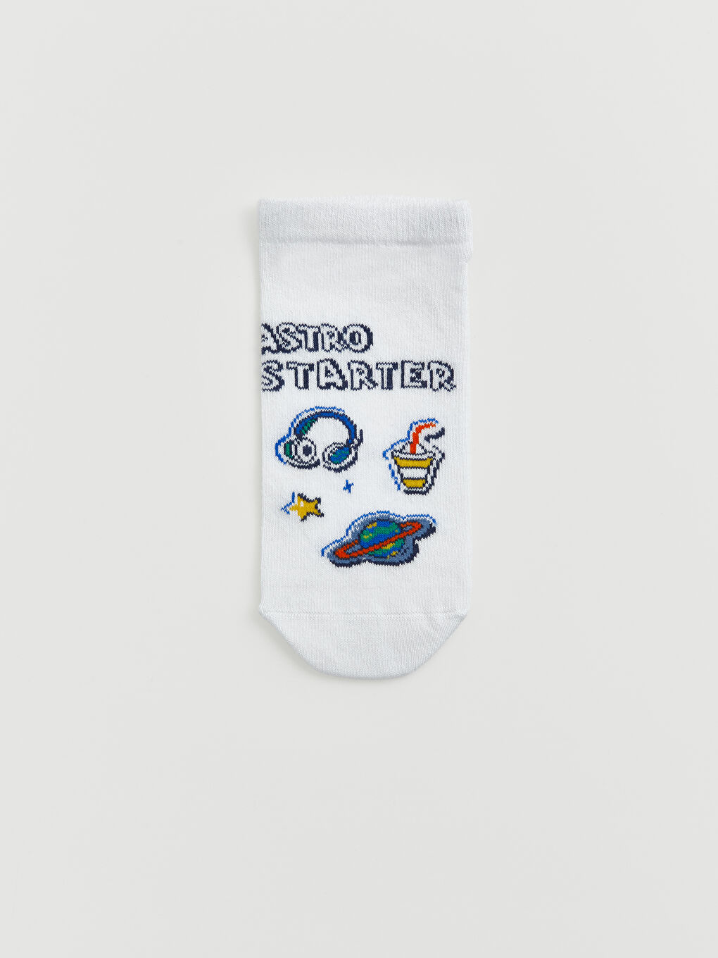 Karışık Baskılı Erkek Çocuk Patik Çorap 7'li-3