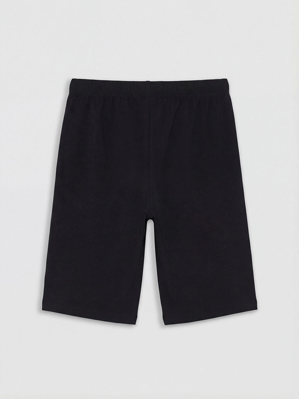 Ekru Bisiklet Yaka Erkek Çocuk Şortlu Pijama Takımı-4