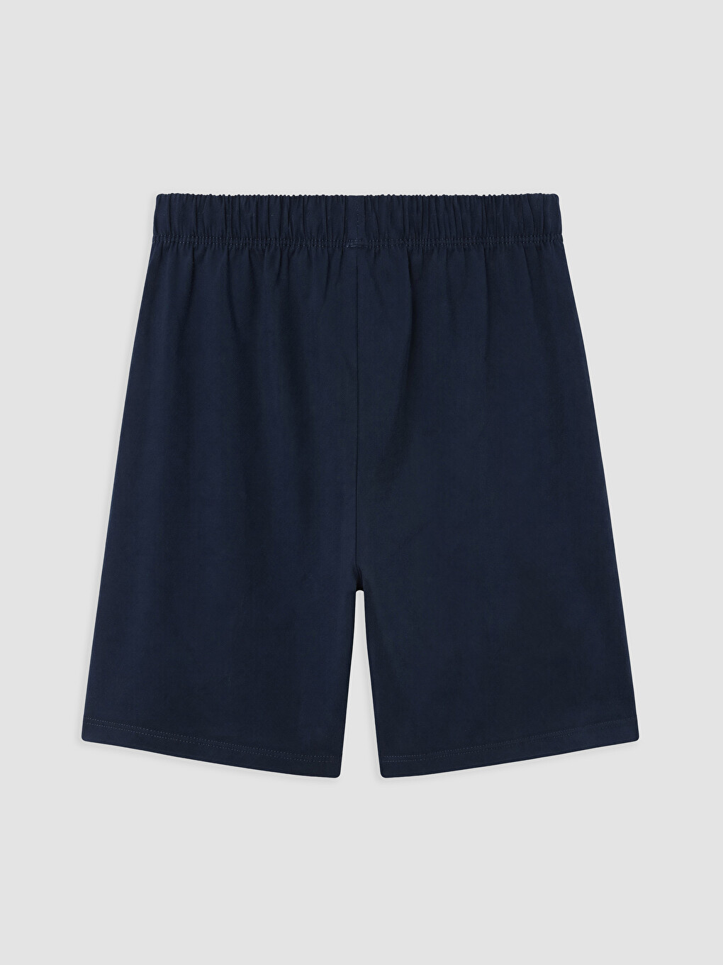 Mavi Real Madrid Baskılı Erkek Çocuk Şortlu Pijama Takımı-4