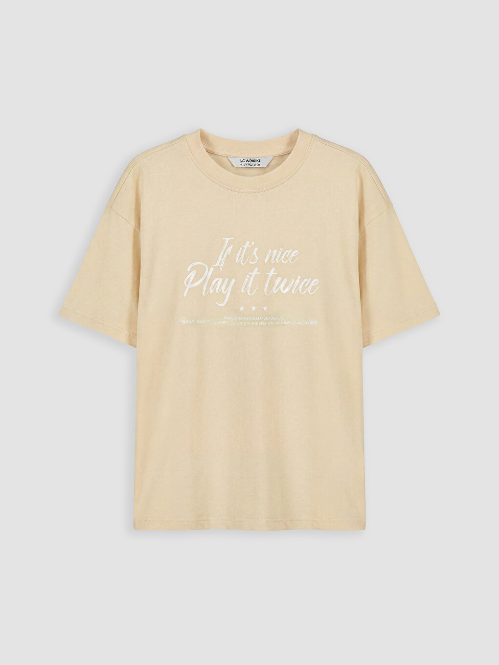 Girl Beige T-Shirt