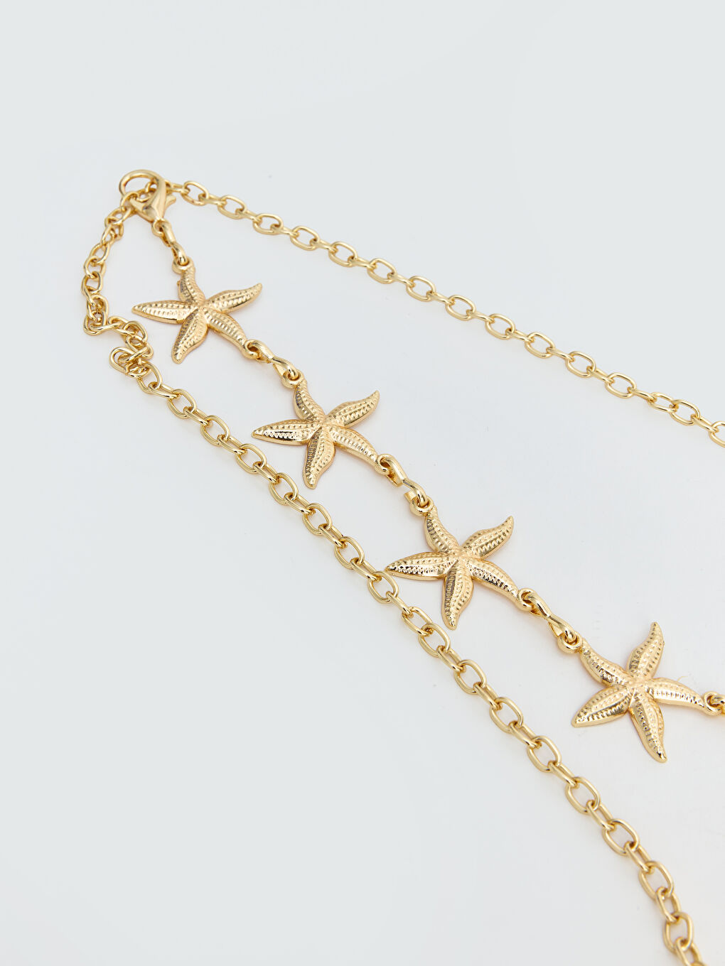 Sarı Kadın Yıldız Figürlü Zincir Kemer-1