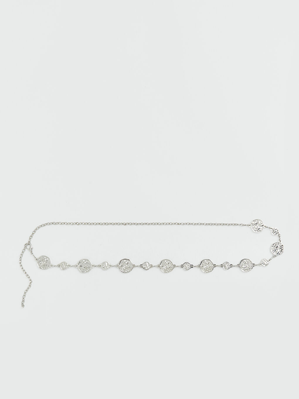 Gri Kadın Zincir Kemer-1