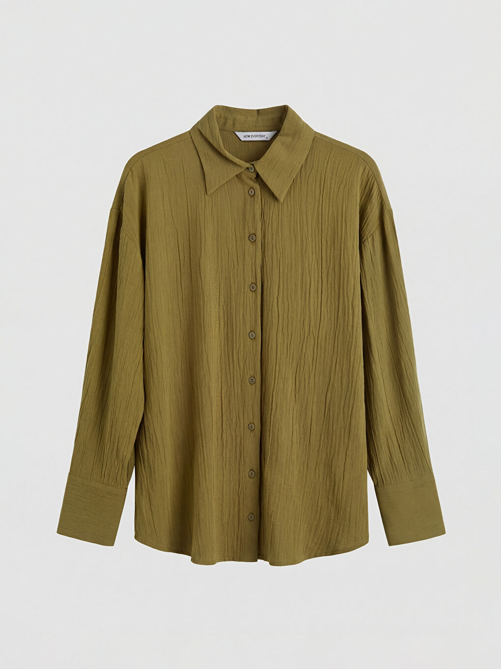 Haki Dokulu Kadın Gömlek