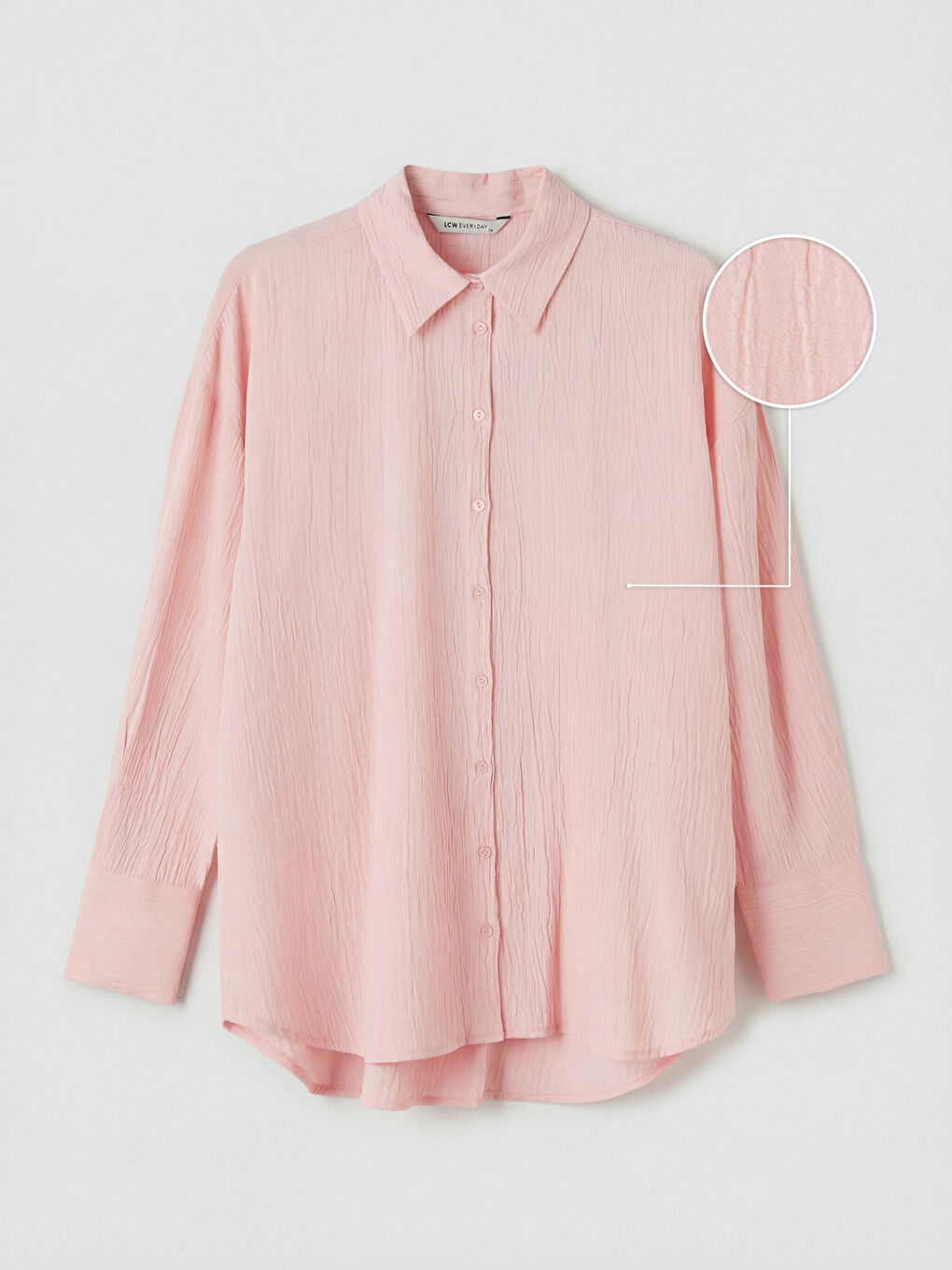 Pembe Dokulu Kadın Gömlek