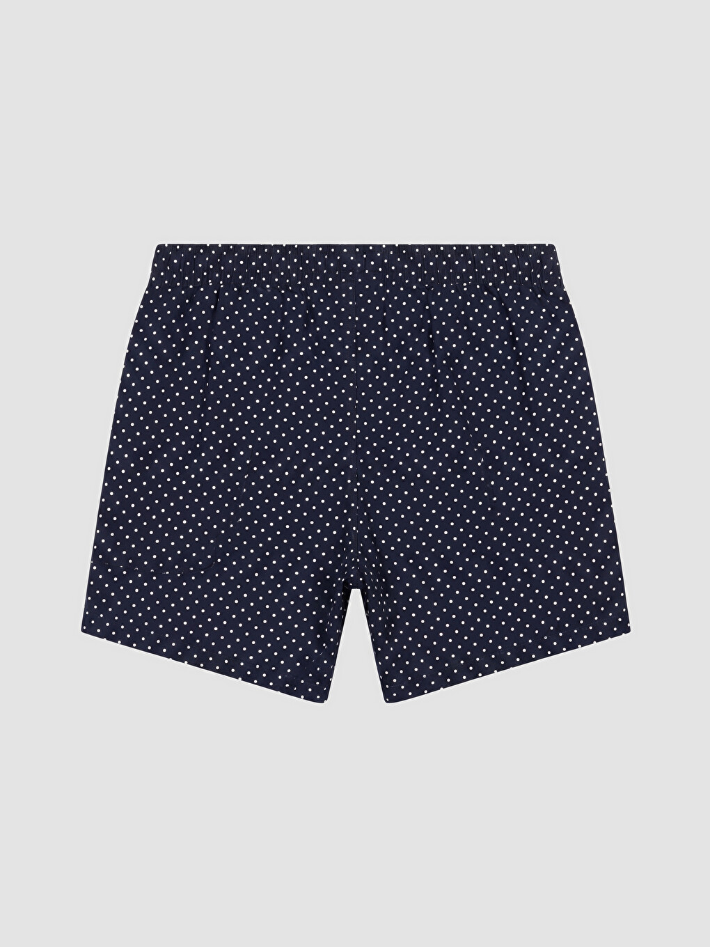 Lacivert İp Askılı Puantiyeli Kadın Şortlu Pijama Takımı-4