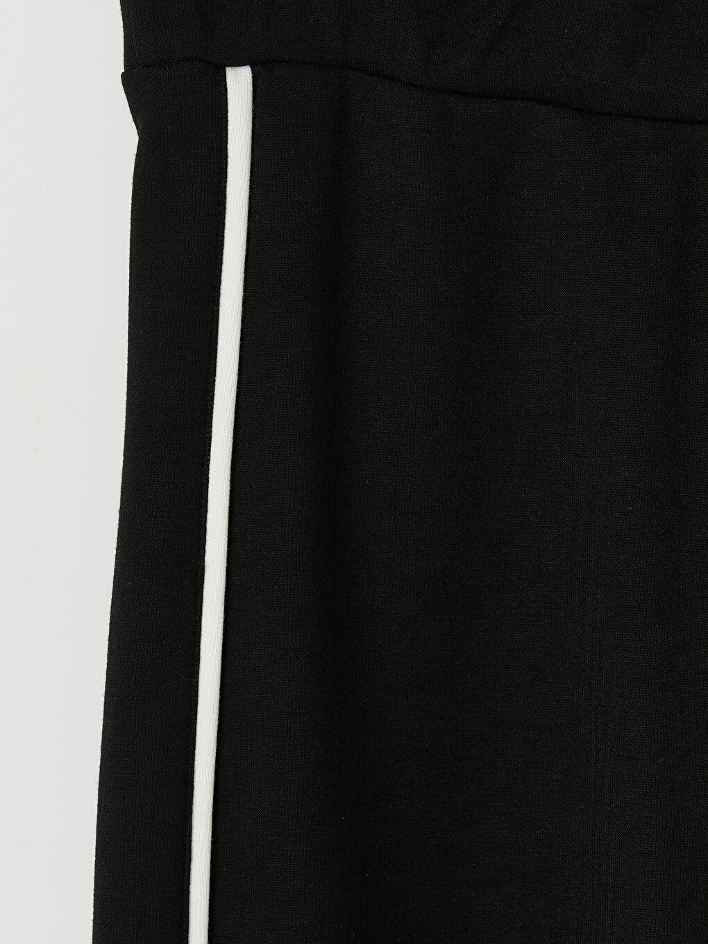 Siyah Şeritli Soft Touch Kadın Eşofman Altı-2