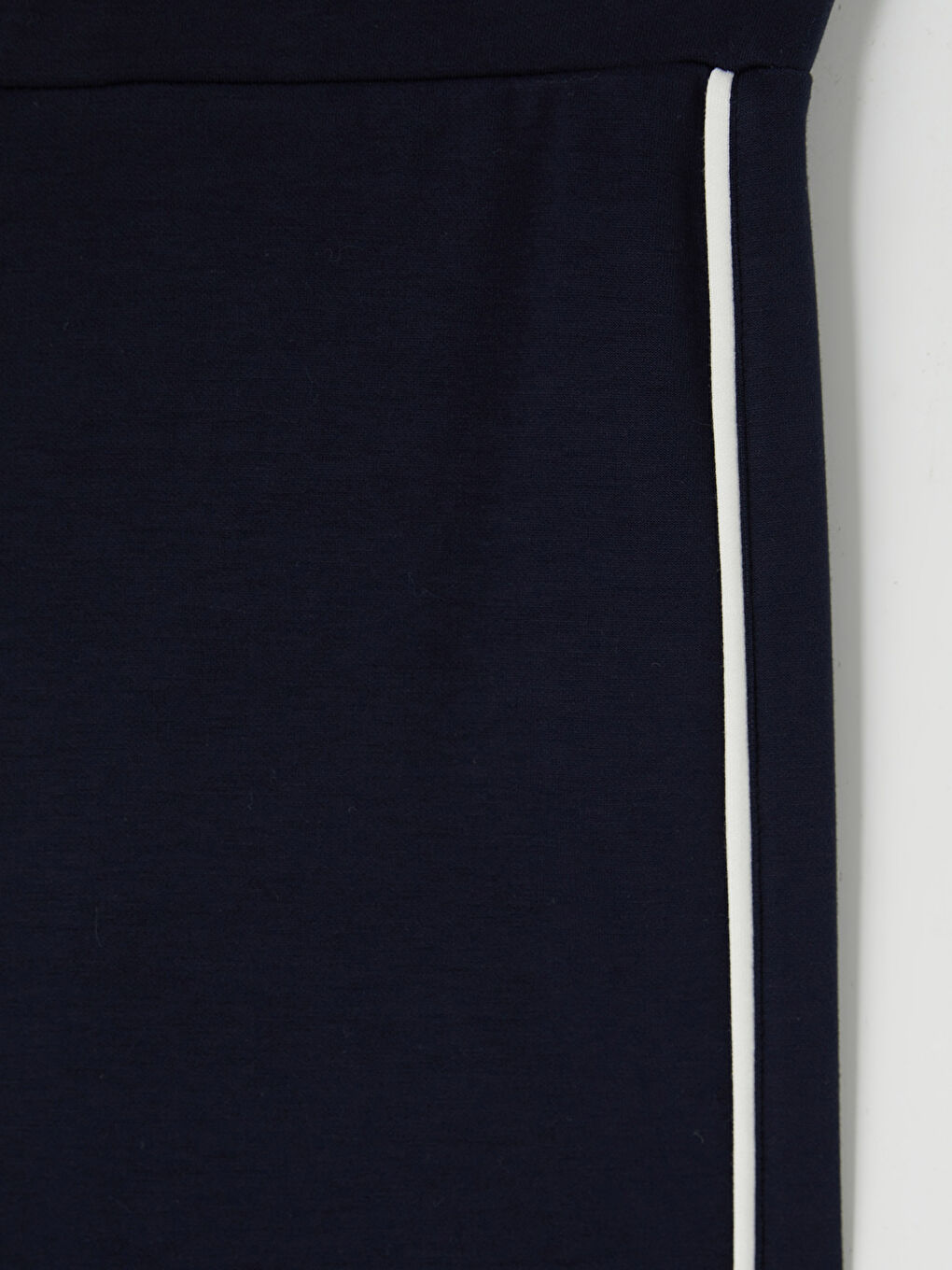 Lacivert Şeritli Soft Touch Kadın Eşofman Altı-2