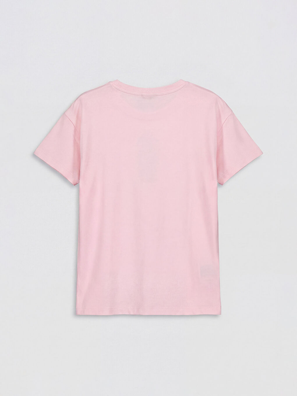 Pembe K-pop Demon Hunters Baskılı Kız Çocuk Tişört-1