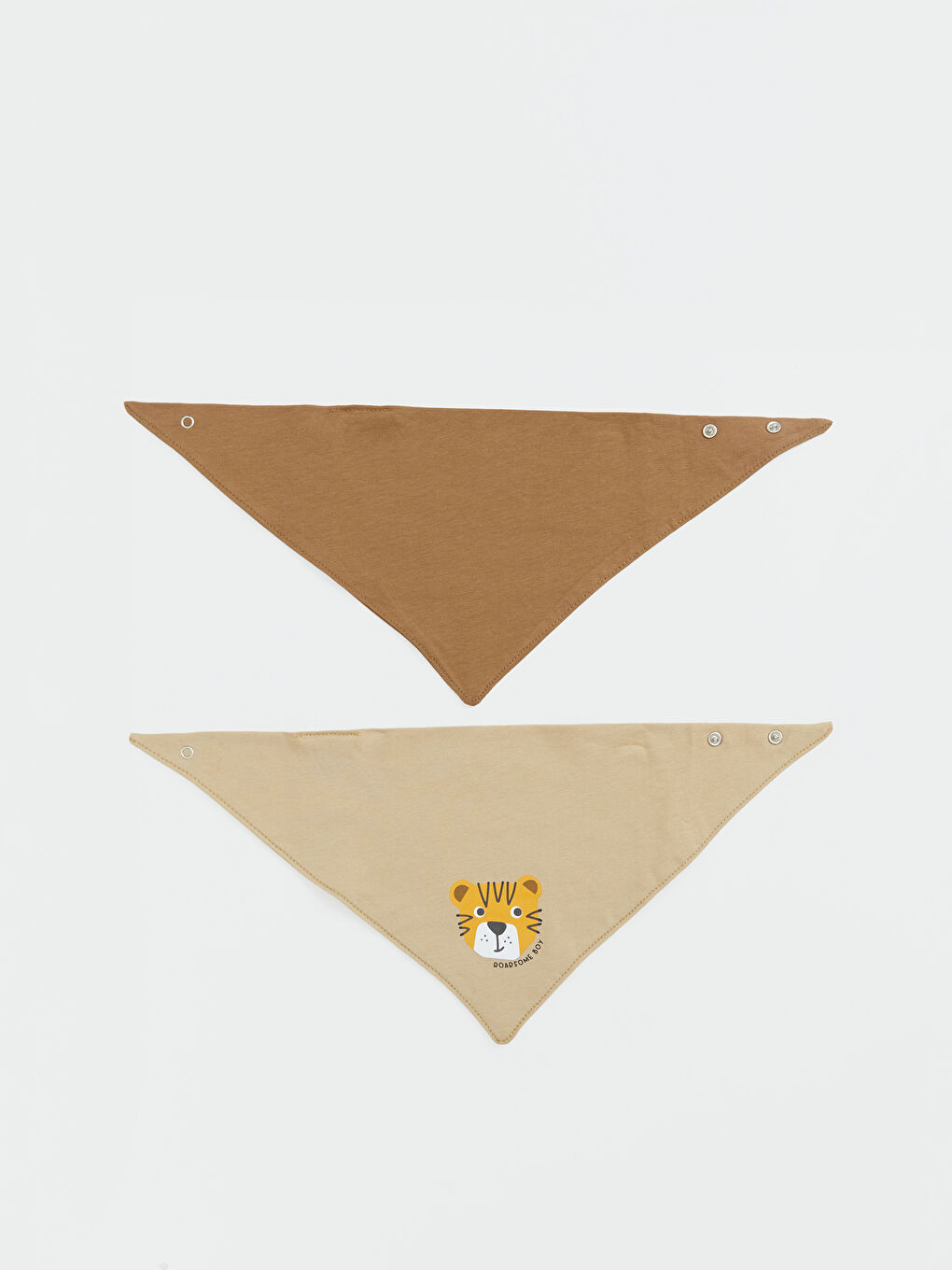 Baskılı Erkek Bebek Mama Önlüğü 2'li