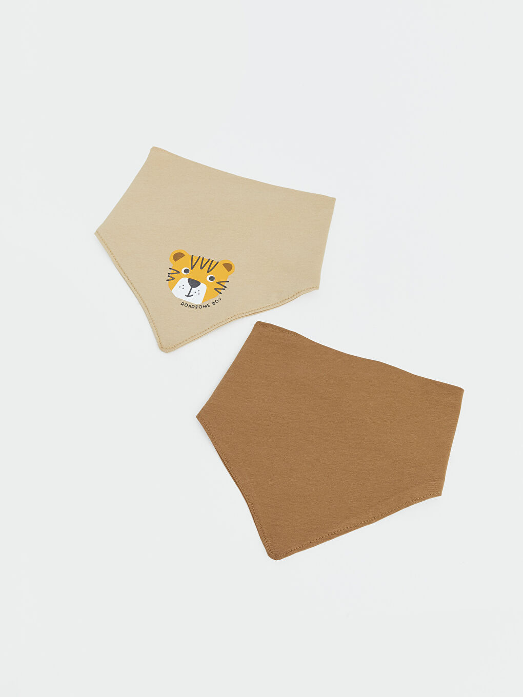 Baskılı Erkek Bebek Mama Önlüğü 2'li-1