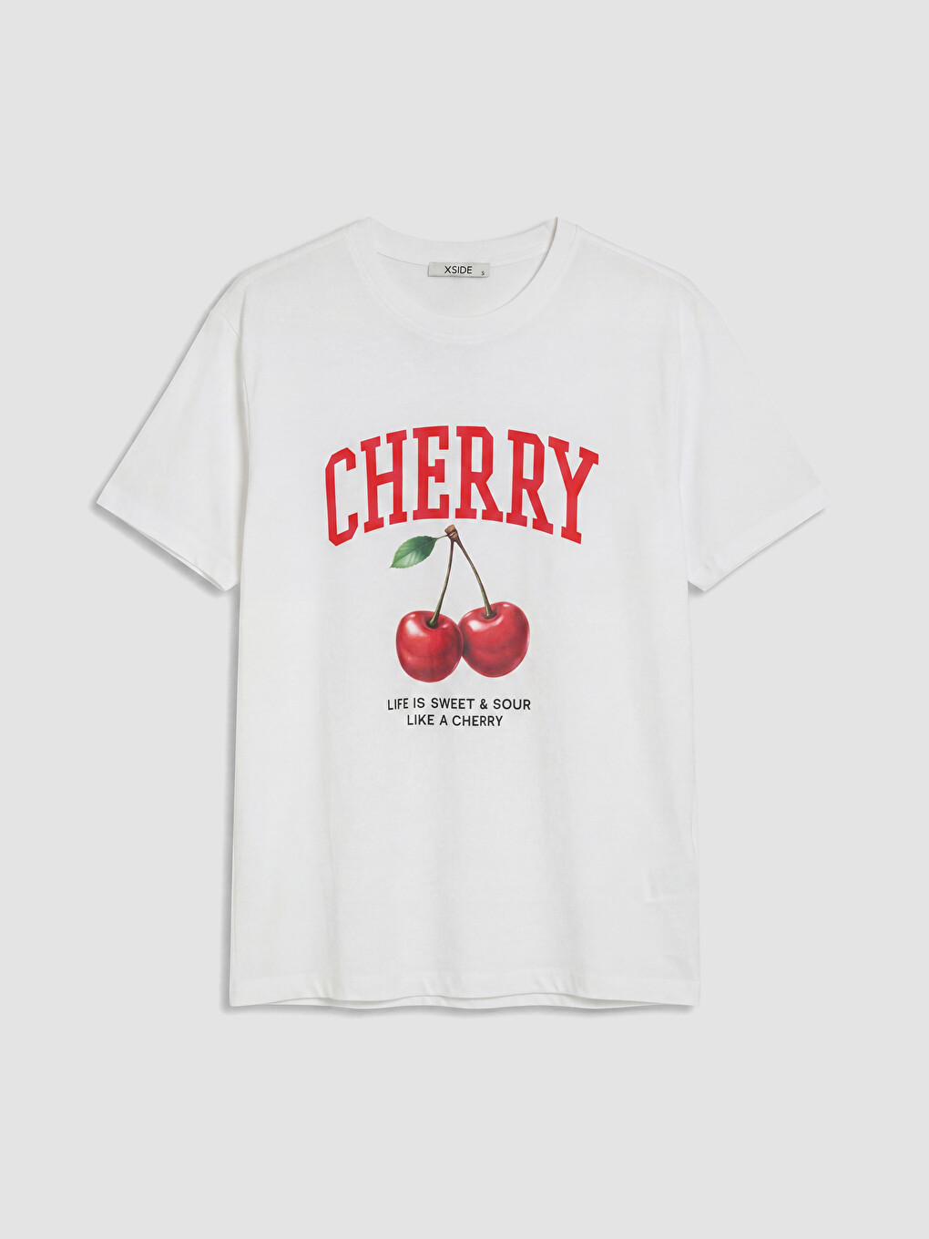 Femër E Bardhe T-shirt-4
