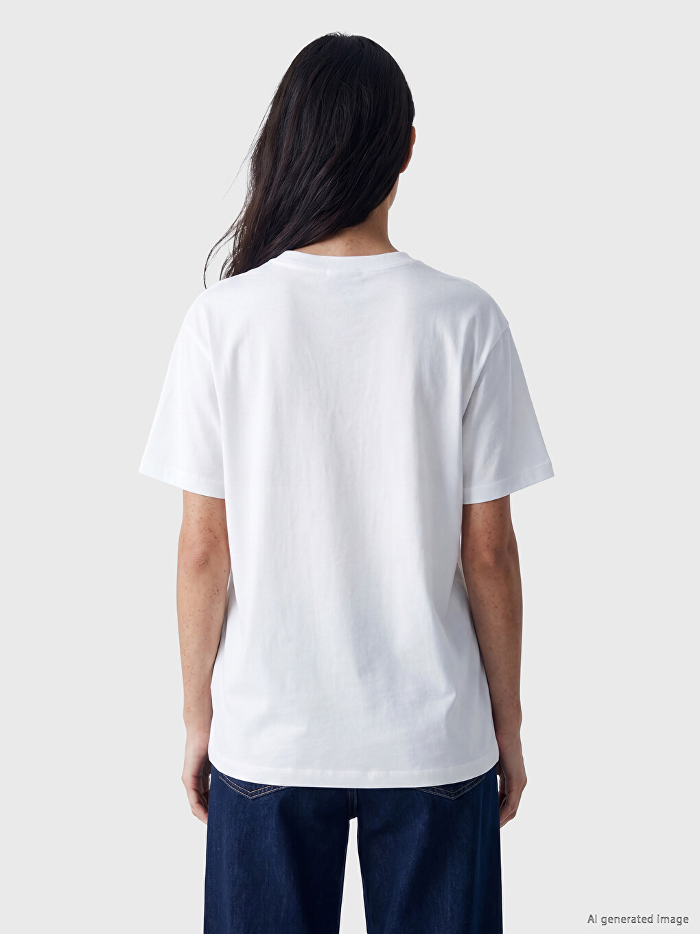 Femër E Bardhe T-shirt-3