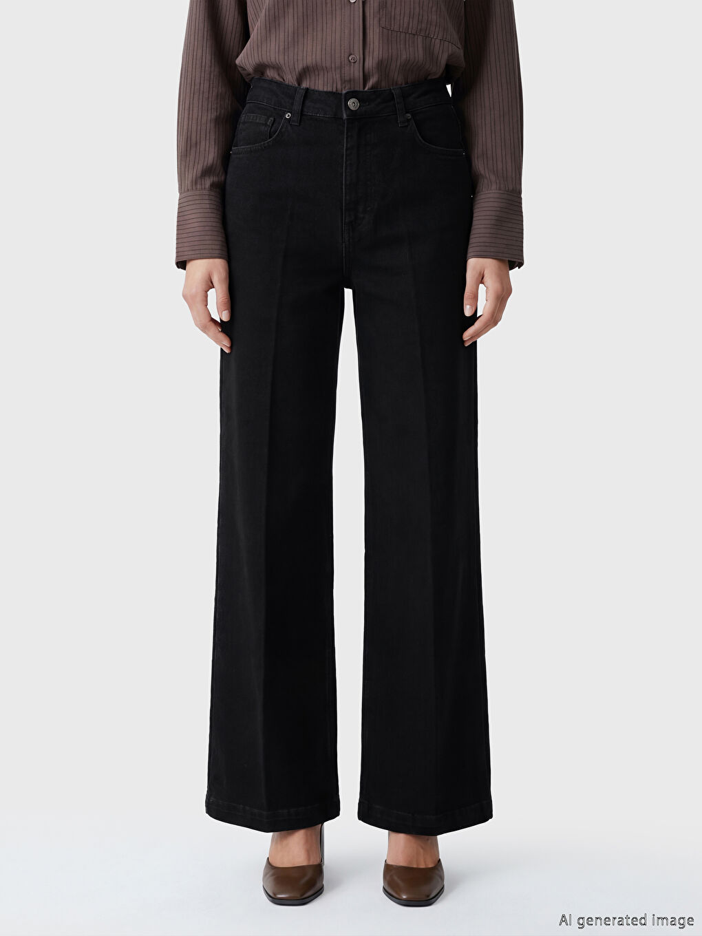 Ženske farmerke širokih nogavica-1