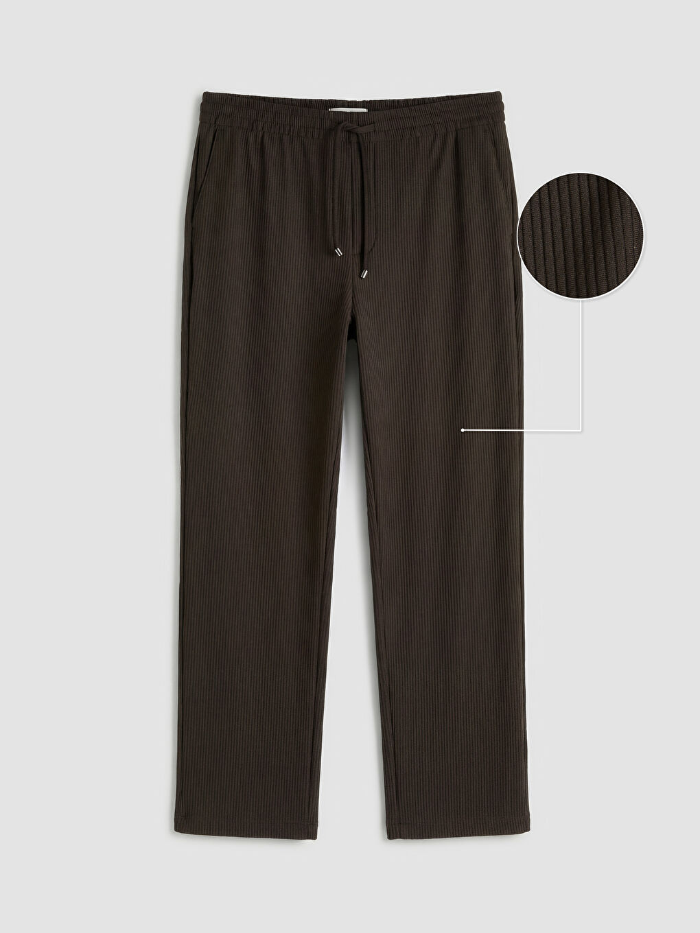 Kahverengi Standart Kalıp Erkek Pantolon