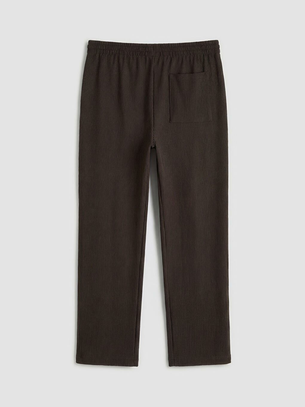 Kahverengi Standart Kalıp Erkek Pantolon-1