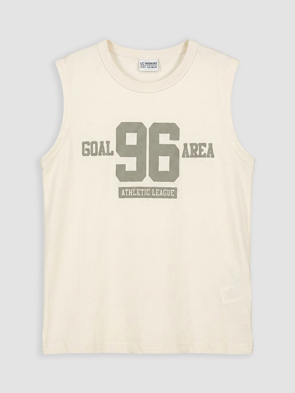 Crew Neck Printed Boys' Tank Top