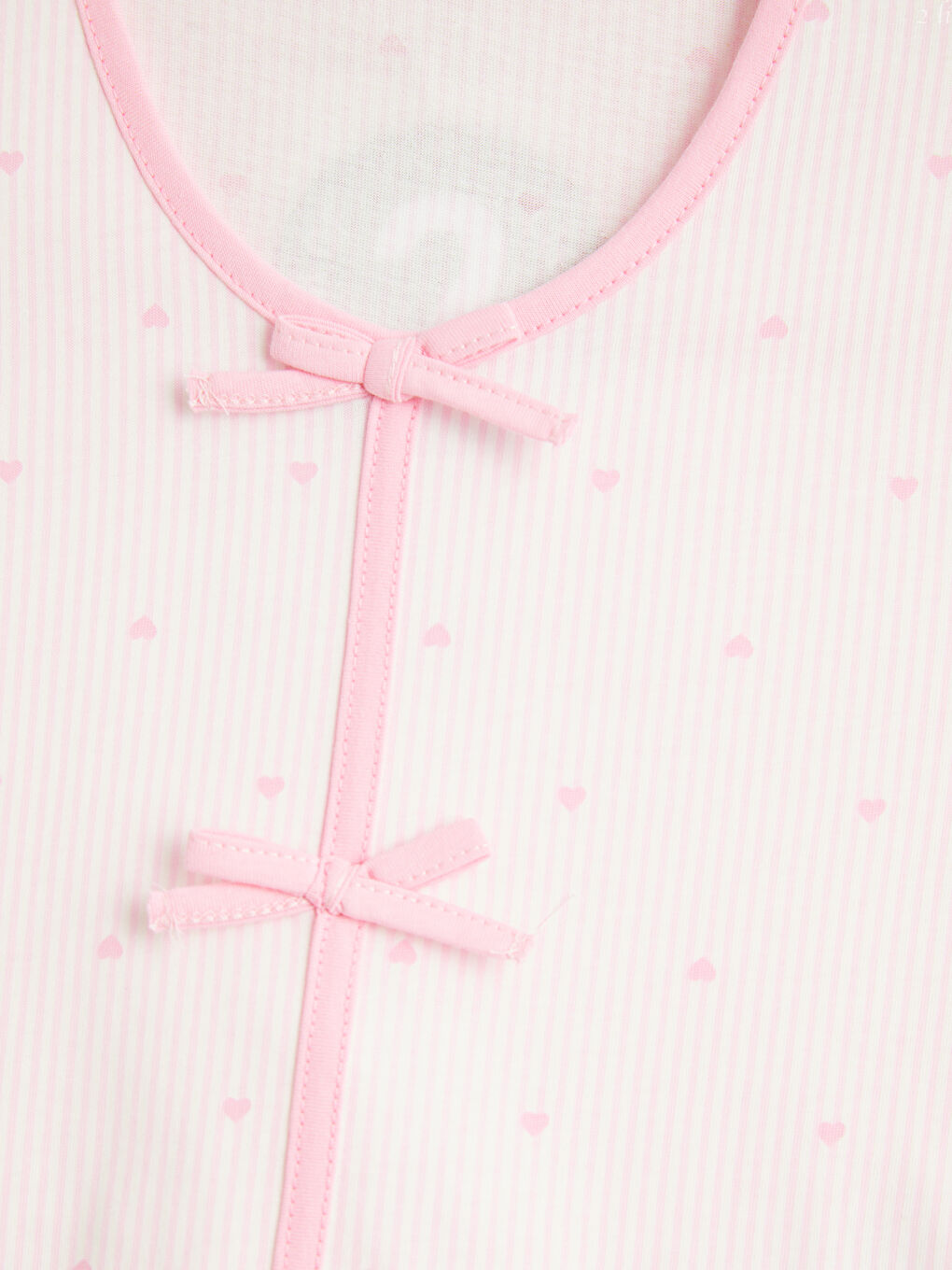 Pembe Kız Çocuk Şortlu Pijama Takımı-3