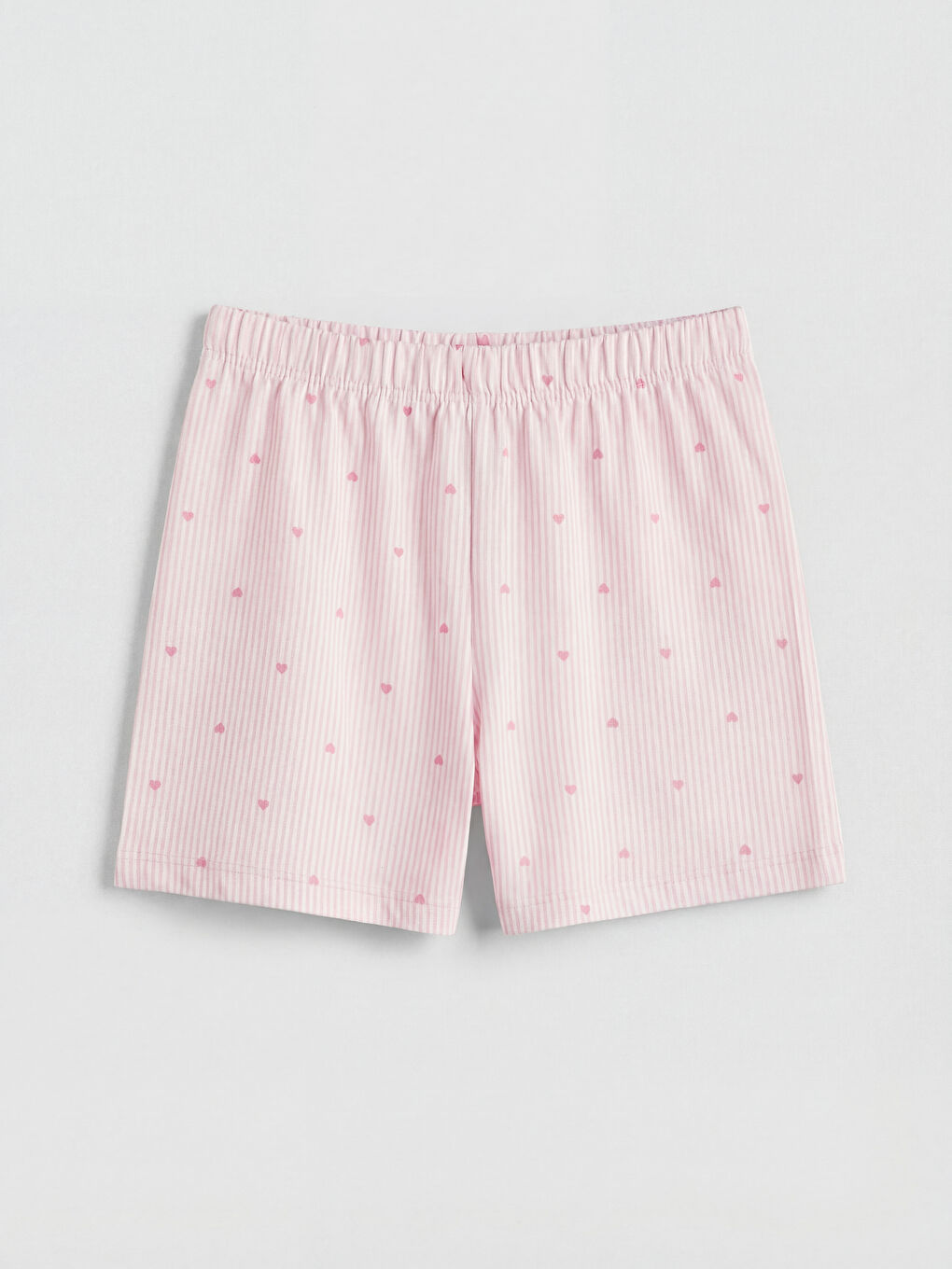 Pembe Kız Çocuk Şortlu Pijama Takımı-4