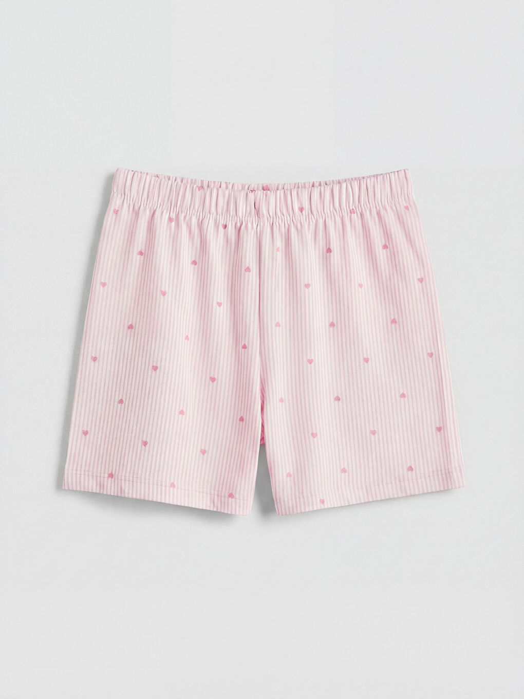 Pembe Kız Çocuk Şortlu Pijama Takımı-5