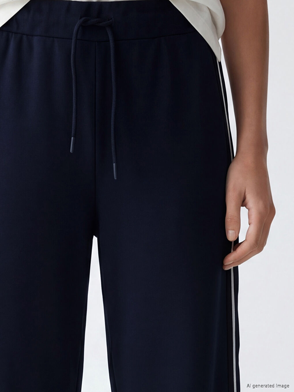 Wide Leg Women's Sweatpants-2