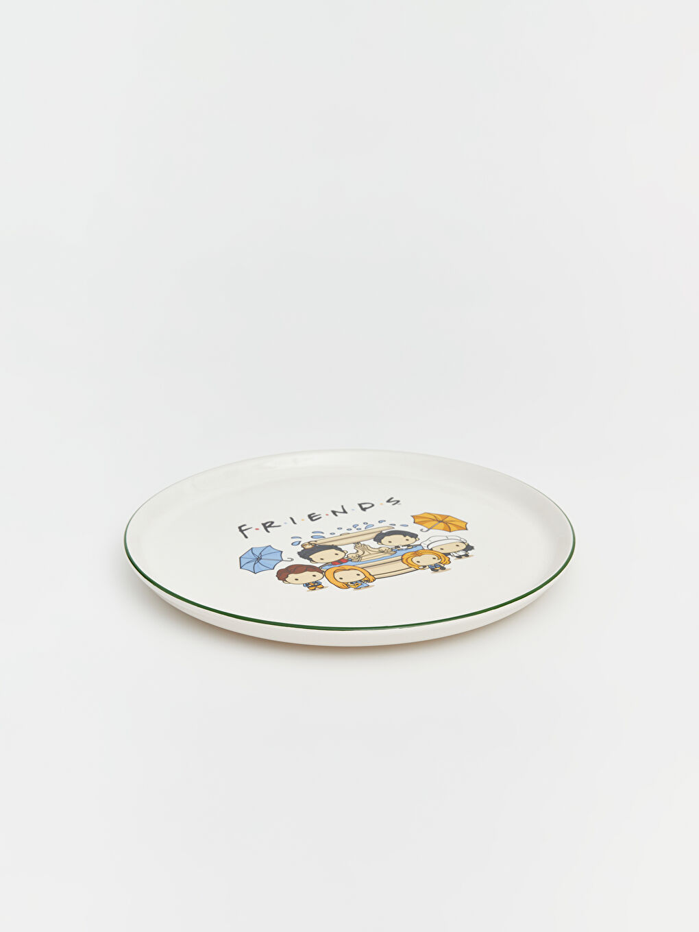 Karışık Friends Baskılı Seramik Tabak 28 cm-3