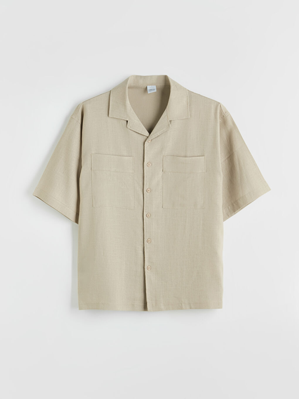 Bej Regular Fit Erkek Gömlek