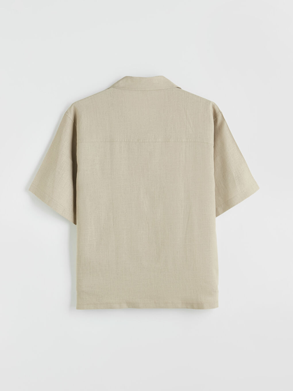 Bej Regular Fit Erkek Gömlek-1