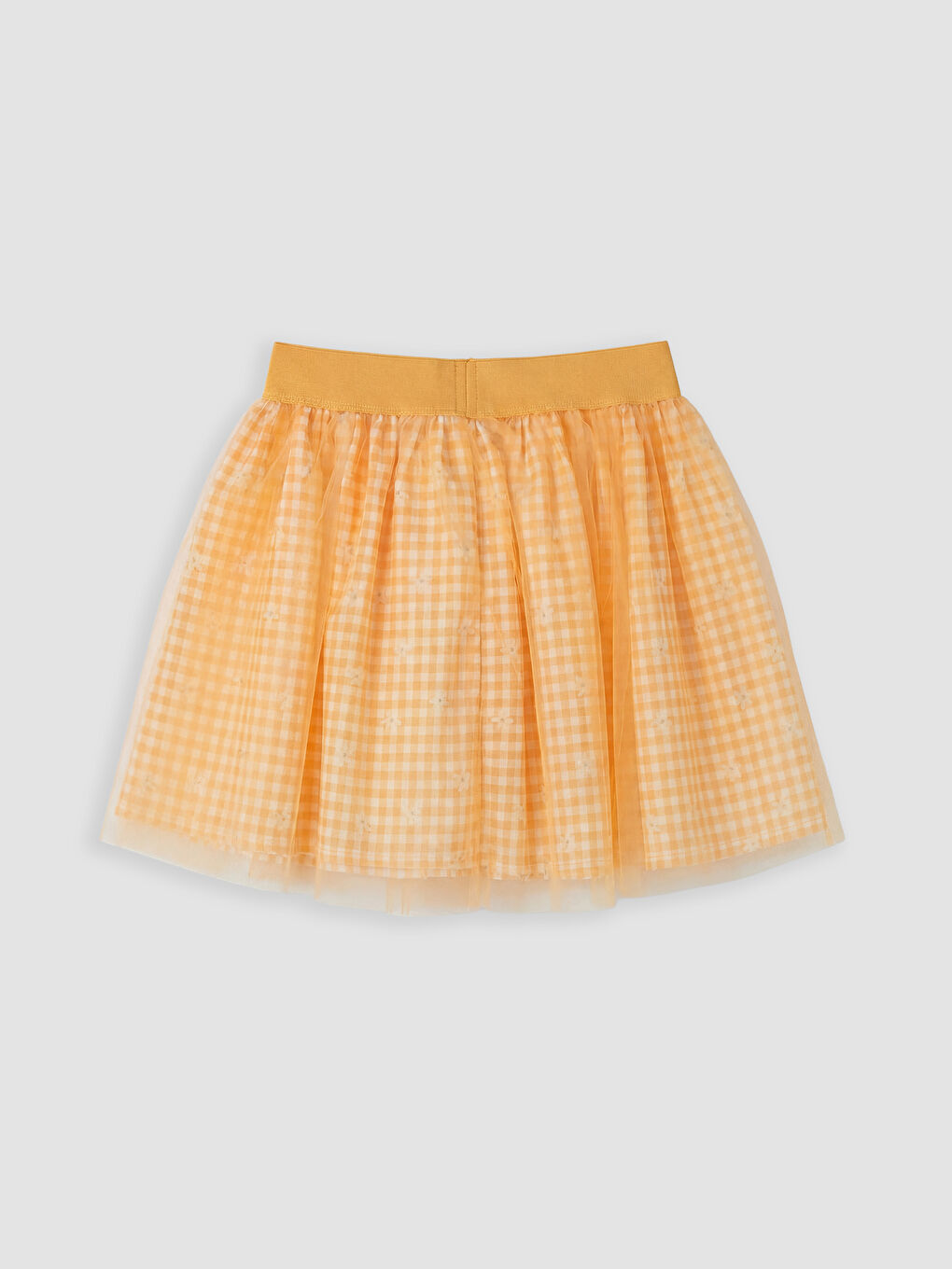 Ekru Kız Çocuk Tişört, Etek ve Saç Bandı-5