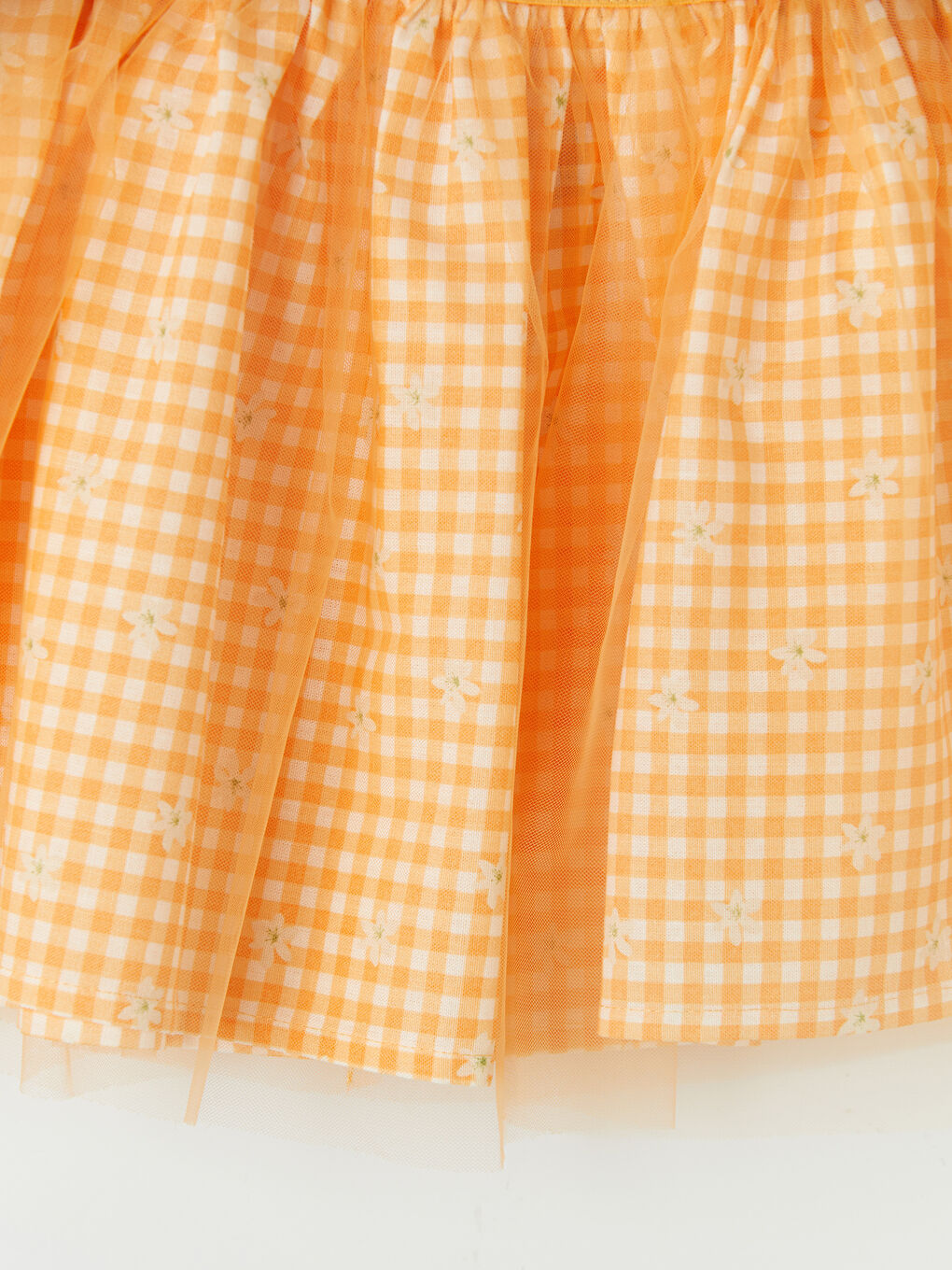 Ekru Kız Çocuk Tişört, Etek ve Saç Bandı-7