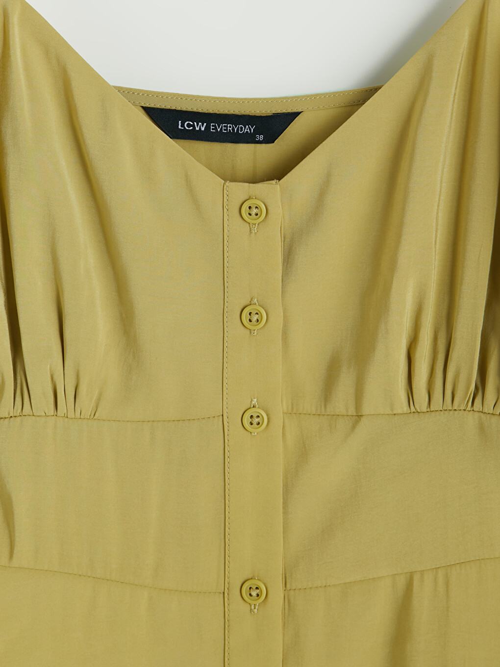 Gerüschtes Kleid Aus Modal-mischung Mit Riemchen-5