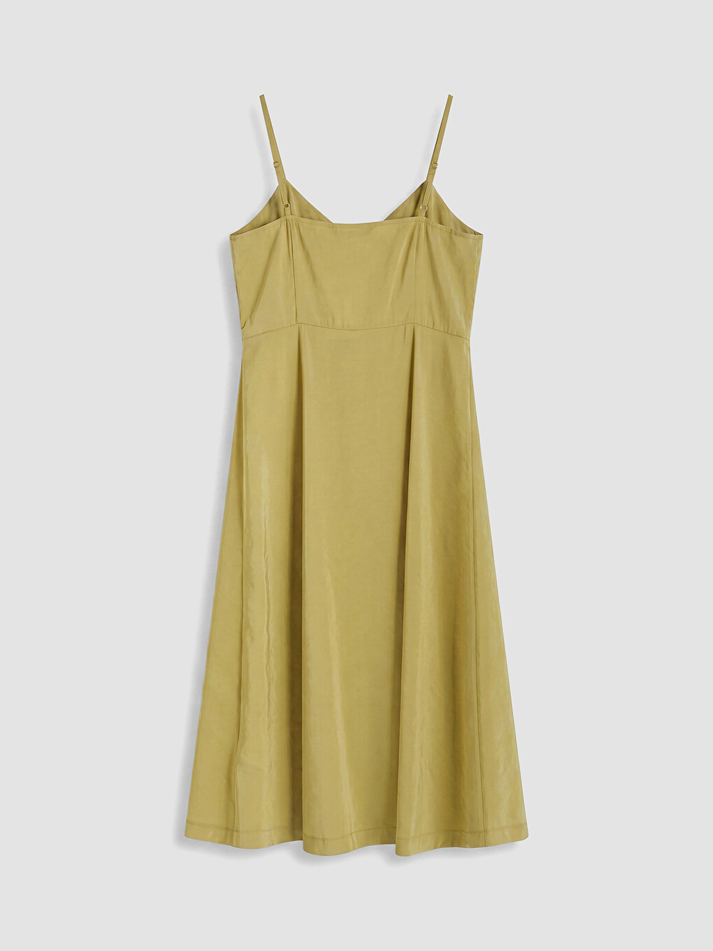 Gerüschtes Kleid Aus Modal-mischung Mit Riemchen-6