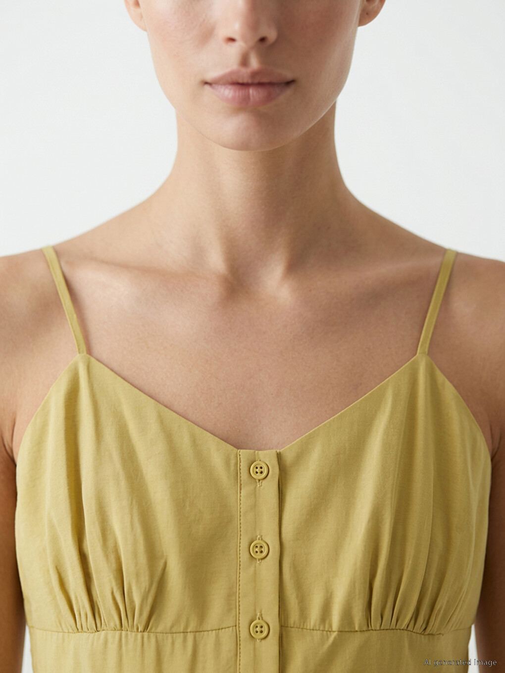 Gerüschtes Kleid Aus Modal-mischung Mit Riemchen-2