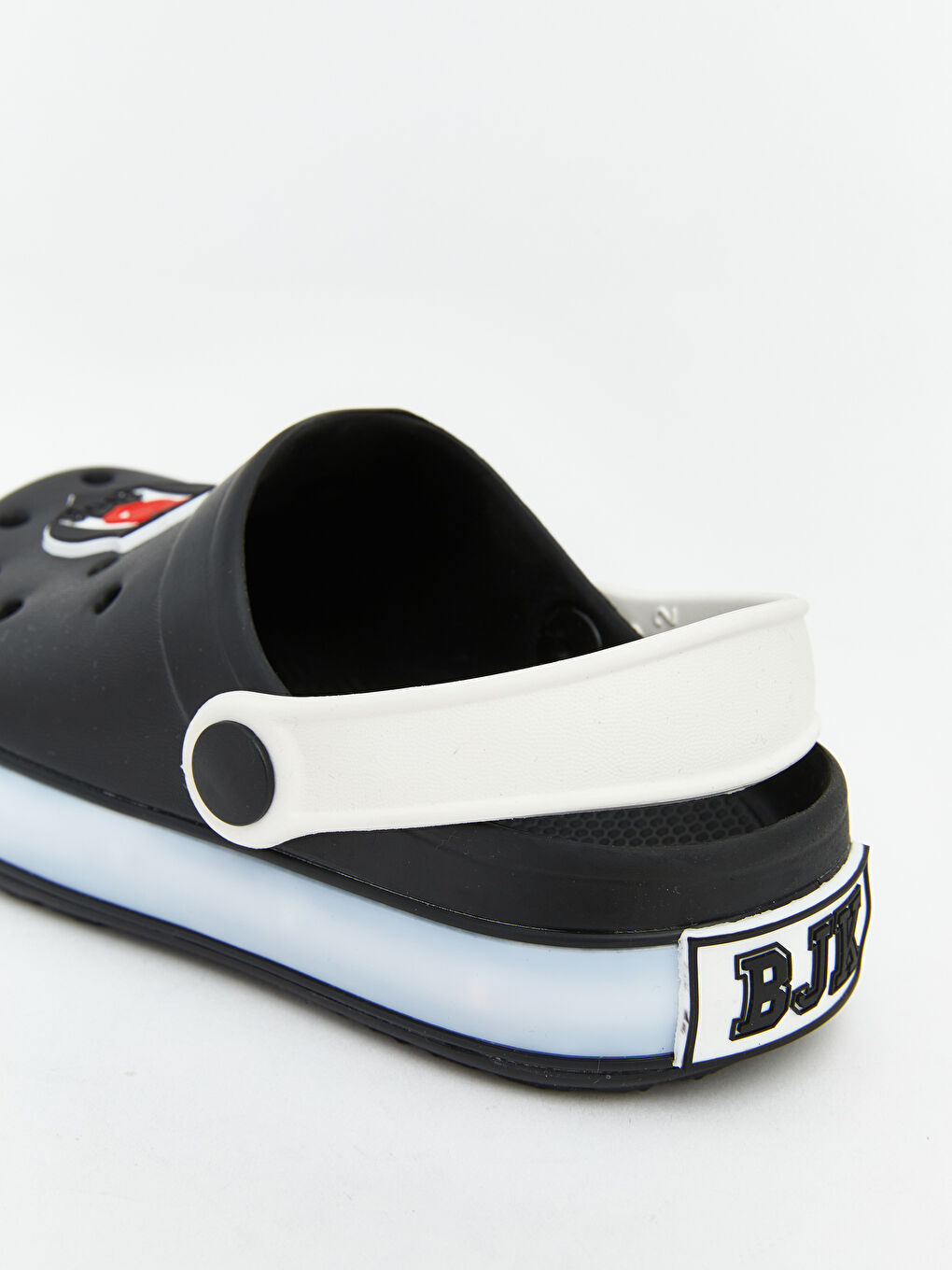 Siyah Beşiktaş Baskılı Erkek Çocuk Sandalet-5