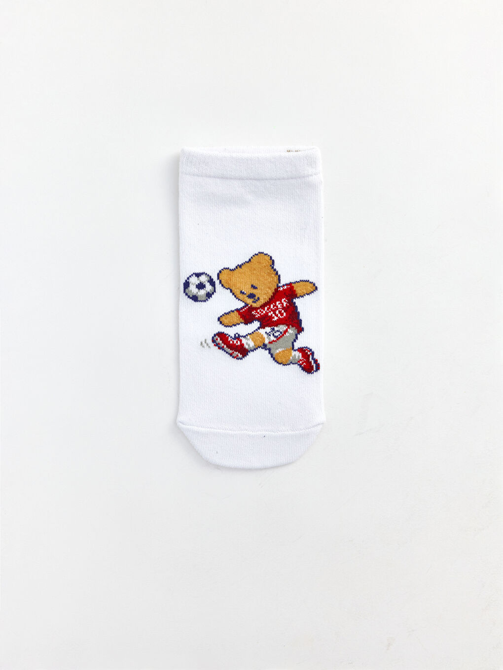 Karışık Ayı Teddy Desenli Erkek Çocuk Patik Çorap 5'li-4