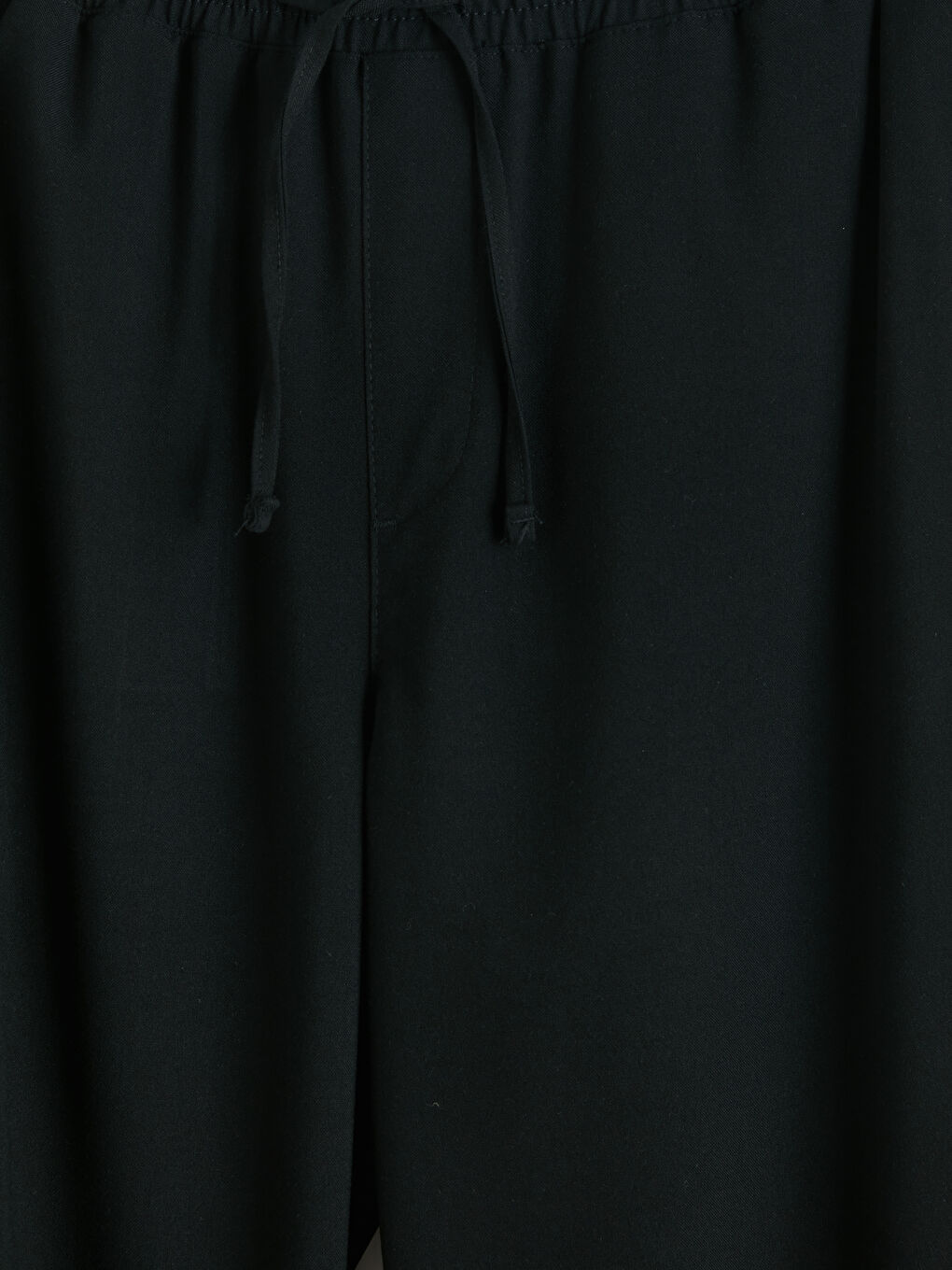 Siyah Rahat Kalıp Erkek Pantolon-2