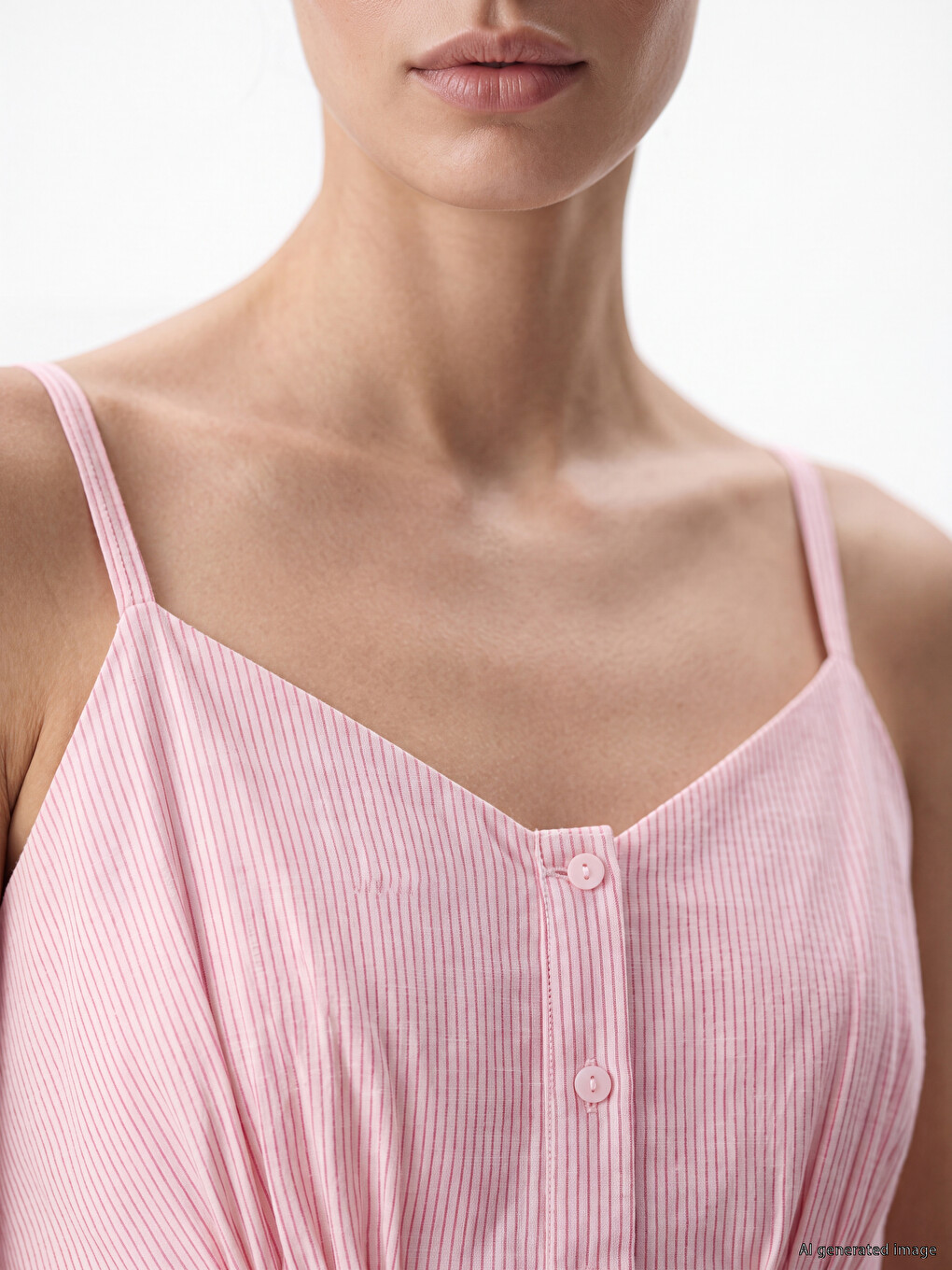 Woman Pink Dress-2